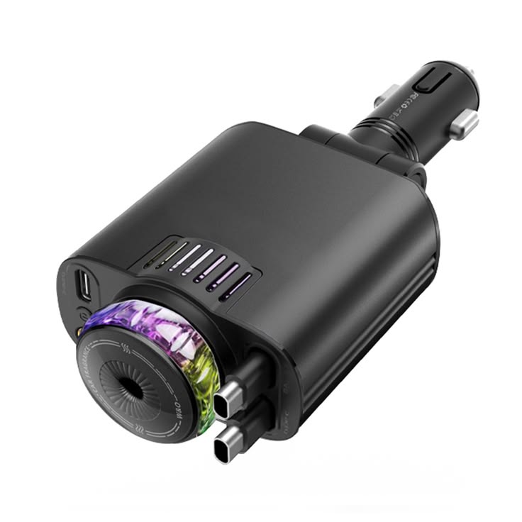 شاحن سيارة Starry Sky 5in1 — شحن سريع مع إضاءة RGB