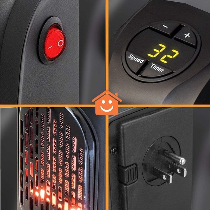 مدفأة كهربائية Handy Heater 400W — تركيب مباشر في الحائط